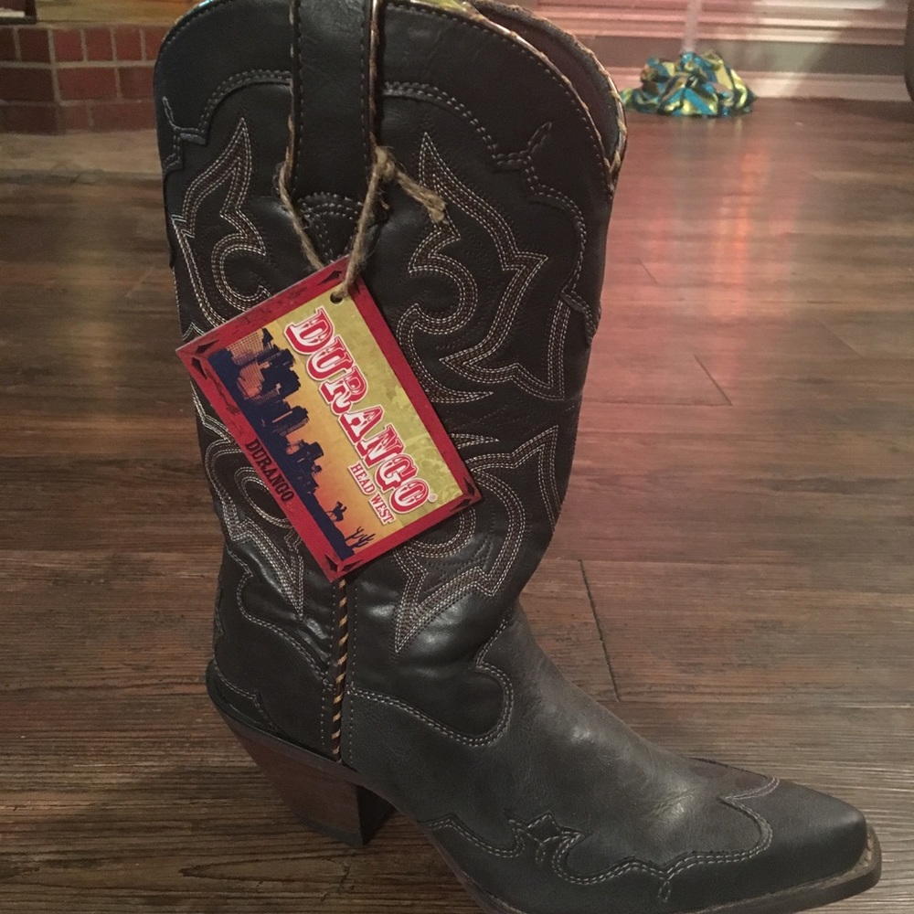 Durango Cowboy boots, grey